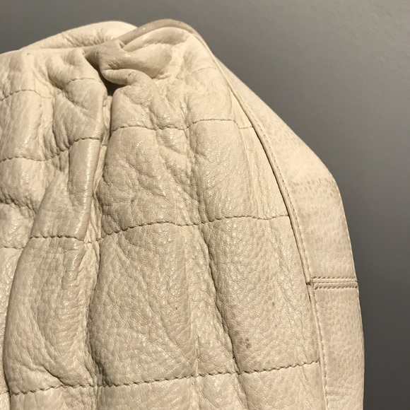 Cole Haan Off-White Gathered Purse - Picture 4 of 16